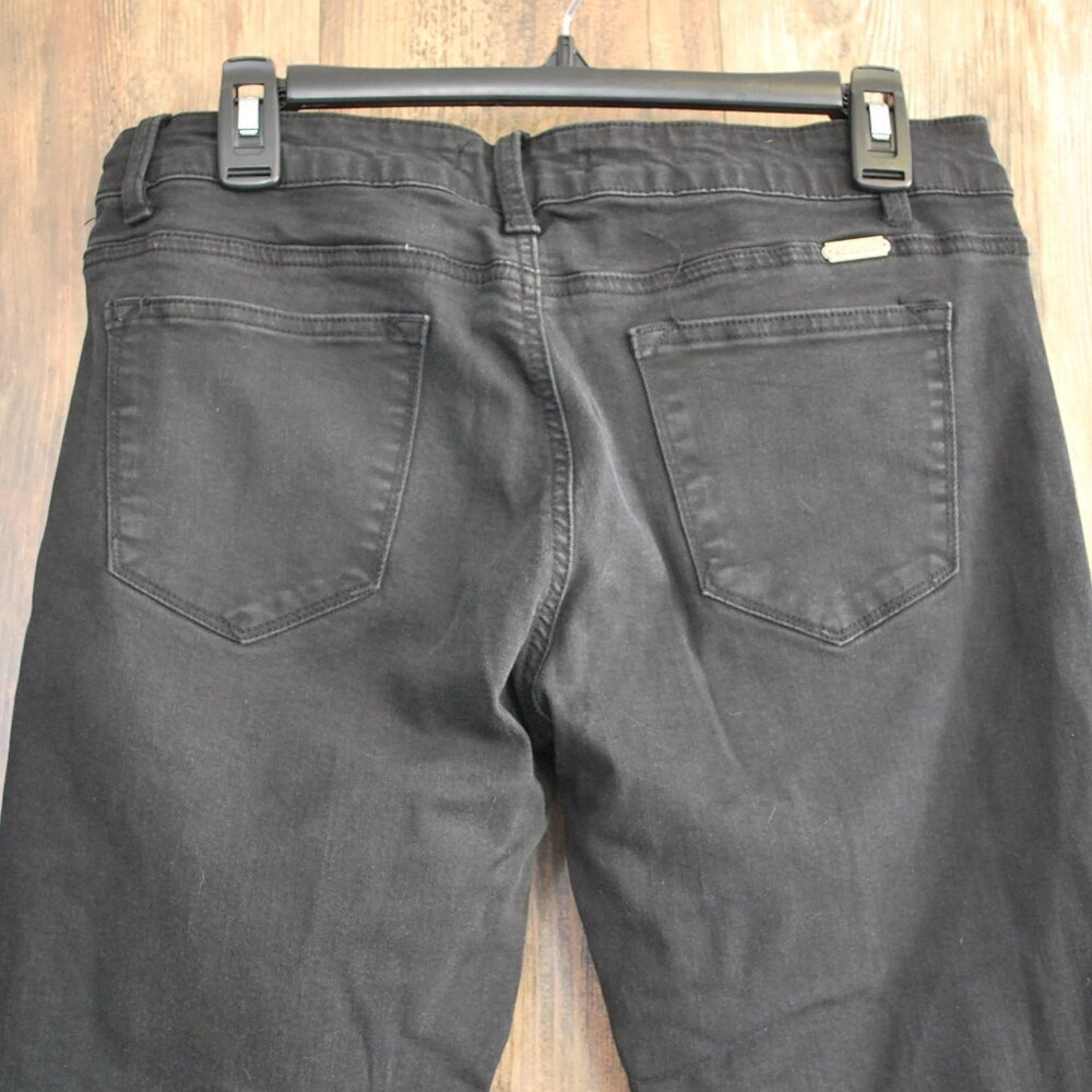 KanCan Womens Distressed Black Jeans W13 30 Estilo 5217